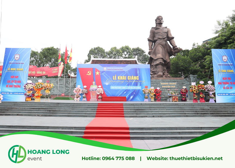 thiết bị tổ chức lễ khai giảng 